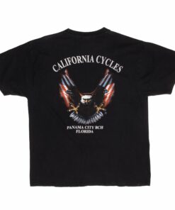 VINTAGE HAWGS STRIPES HOG PIG BIKER TEE SHIRT 2000 3