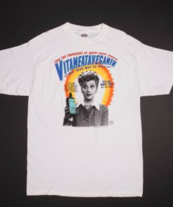 VINTAGE I LOVE LUCY VITAMEATAVEGAMIN 1992 TEE SHIRT 1 VINTAGE I LOVE LUCY VITAMEATAVEGAMIN 1992 TEE SHIRT 2