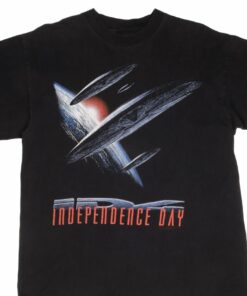 VINTAGE INDEPENDENCE DAY TEE SHIRT MOVIE PROMO 1996 VINTAGE INDEPENDENCE DAY TEE SHIRT MOVIE PROMO 1996