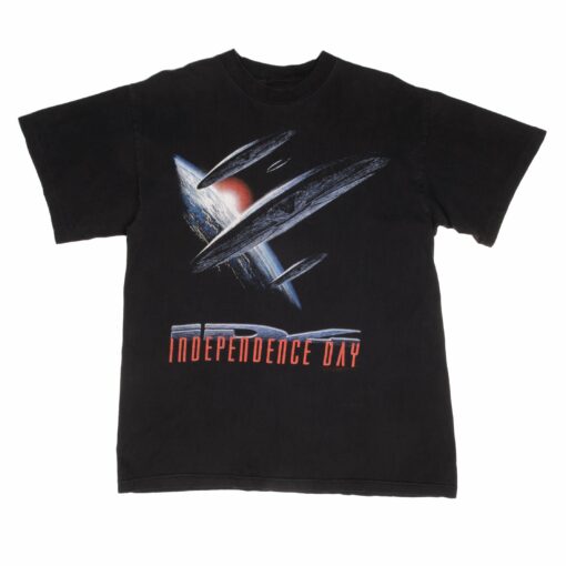 VINTAGE INDEPENDENCE DAY TEE SHIRT MOVIE PROMO 1996