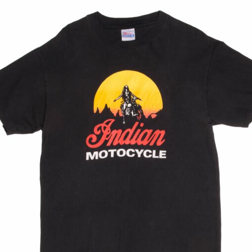 VINTAGE INDIAN MOTOCYCLE TEE SHIRT 1990s LARGE RIVERSIDE CA