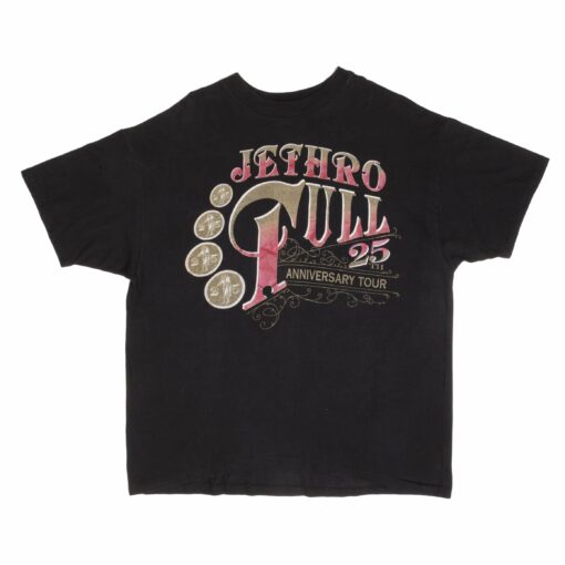 VINTAGE JETHRO TULL 25TH ANNIVERSARY 1993 TOUR TEE SHIRT XL MADE IN USA