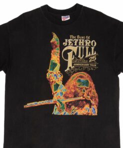 VINTAGE JETHRO TULL 25TH ANNIVERSARY 1993 TOUR TEE SHIRT XL MADE USA