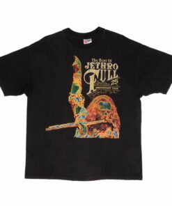 VINTAGE JETHRO TULL 25TH ANNIVERSARY 1993 TOUR TEE SHIRT XL MADE USA