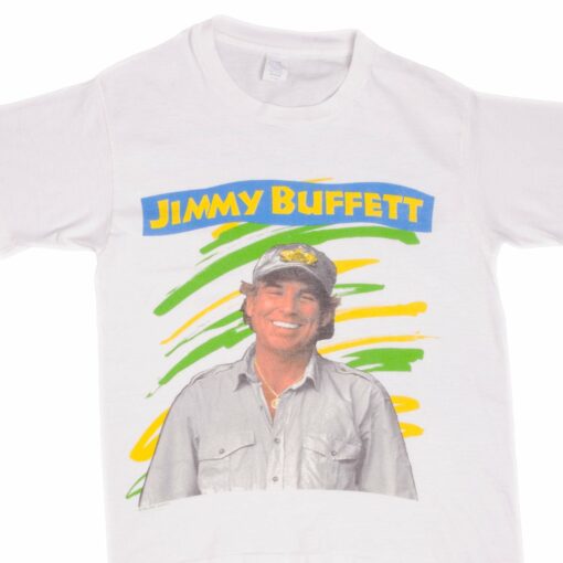 VINTAGE JIMMY BUFFETT RECESSION TOUR 1992 TEE SHIRT SIZE MEDIUM MADE IN USA