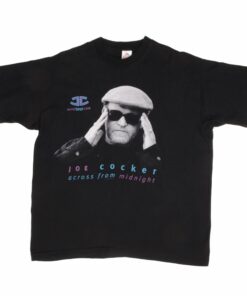 VINTAGE JOE COCKER ACROSS FROM MIDNIGHT TEE SHIRT 1997 SIZE LARGE MADE USA