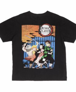 VINTAGE KIMETSU NO YAIBA DEMON SLAYER ANIME 2000S TEE SHIRT