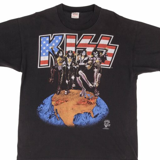 VINTAGE KISS ALIVE WORLDWIDE WORLD TOUR 1996 TEE SHIRT