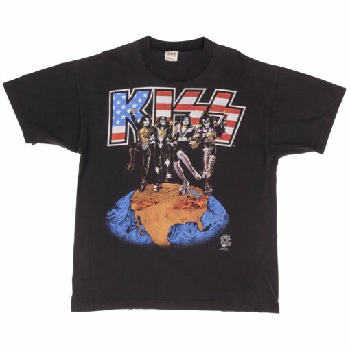 VINTAGE KISS ALIVE WORLDWIDE WORLD TOUR 1996 TEE SHIRT