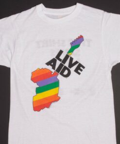 VINTAGE LIVE AID FOUNDATION CONCERT FESTIVAL 1985 TEE SHIRT SMALL MADE IN USA 1