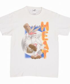 VINTAGE LOONEY TUNES BUGS BUNNY BASEBALL TEE SHIRT 1999 SIZE MEDIUM MADE IN USA 1 VINTAGE LOONEY TUNES BUGS BUNNY BASEBALL TEE SHIRT 1999 SIZE MEDIUM MADE IN USA 2