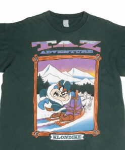 VINTAGE LOONEY TUNES TAZ ADVENTURE KLONDIKE TEE SHIRT 1990S VINTAGE LOONEY TUNES TAZ ADVENTURE KLONDIKE TEE SHIRT 1990S