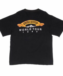 VINTAGE LYNYRD SKYNYRD WORLD TOUR 1993 TEE SHIRT SIZE XL MADE IN USA