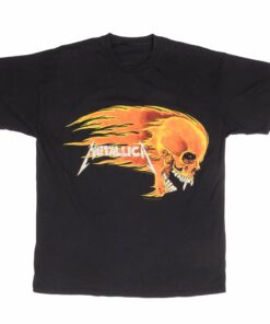 VINTAGE METALLICA FLAMMING SKULL GIANT TEE SHIRT 1994