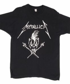 VINTAGE METALLICA NOWHERE ELSE TO ROAM EUROPE TOUR 1993 TEE SHIRT