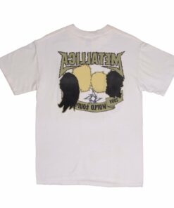 VINTAGE METALLICA WORLD TOUR 2003 TEE SHIRT 2 VINTAGE METALLICA WORLD TOUR 2003 TEE SHIRT 3