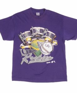 VINTAGE MLB COLORADO ROCKIES TEE SHIRT 1991 SIZE LARGE MADE IN USA VINTAGE MLB COLORADO ROCKIES TEE SHIRT 1991 SIZE LARGE MADE IN USA