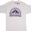 VINTAGE MLB COLORADO ROCKIES TEE SHIRT 1991 SIZE MEDIUM MADE IN USA NOS