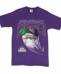 VINTAGE MLB COLORADO ROCKIES TEE SHIRT 1994 SIZE MEDIUM MADE IN USA