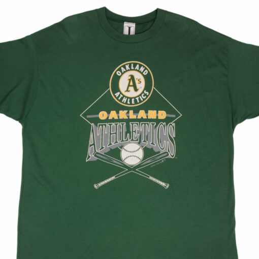 VINTAGE MLB OAKLAND ATHLETICS 1993 TEE SHIRT SIZE 3XL MADE IN USA