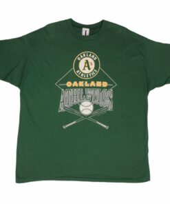VINTAGE MLB OAKLAND ATHLETICS 1993 TEE SHIRT SIZE 3XL MADE IN USA