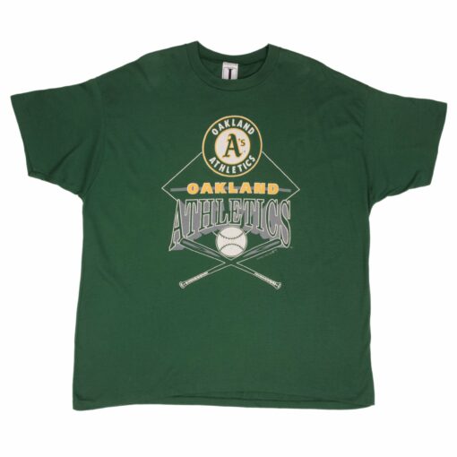 VINTAGE MLB OAKLAND ATHLETICS 1993 TEE SHIRT SIZE 3XL MADE IN USA