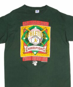 VINTAGE MLB OAKLAND ATHLETICS TEE SHIRT 1992 SIZE XL MADE IN USA