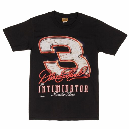 VINTAGE NASCAR DALE EARNHARDT INTIMIDATOR 1990S TEE SHIRT MEDIUM MADE IN USA