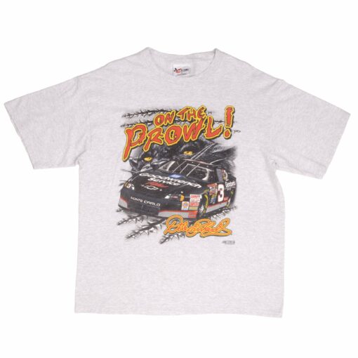 VINTAGE NASCAR DALE EARNHARDT ON THE PROWL 1990S TEE SHIRT