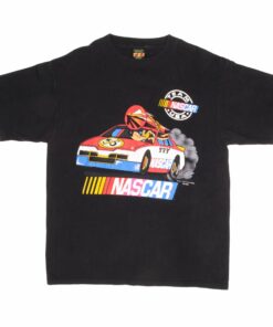 VINTAGE NASCAR LOONEY TUNES VIL COYOTE 1995 TEE SHIRT