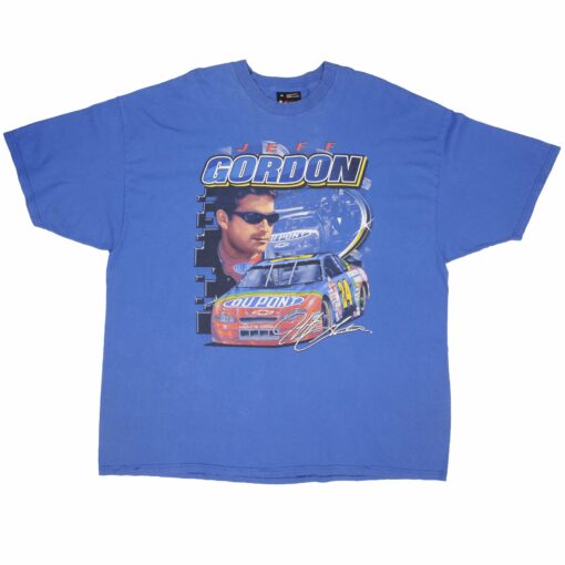 VINTAGE NASCAR RACING JEFF GORDON DUPONT TEE SHIRT 2000