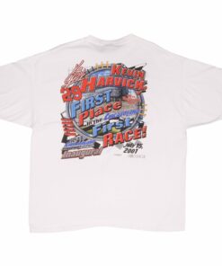 VINTAGE NASCAR RACING KEVIN HARVICK CHICAGOLAND INAUGURAL 2001 TEE SHIRT VINTAGE NASCAR RACING KEVIN HARVICK CHICAGOLAND INAUGURAL 2001 TEE SHIRT