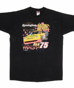VINTAGE NASCAR RICK MAST REMINGTON TEE SHIRT 1997 SIZE 2XL MADE IN USA