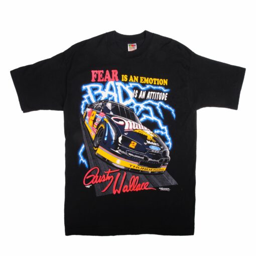 VINTAGE NASCAR RUSTY WALLACE 1995 TEE SHIRT