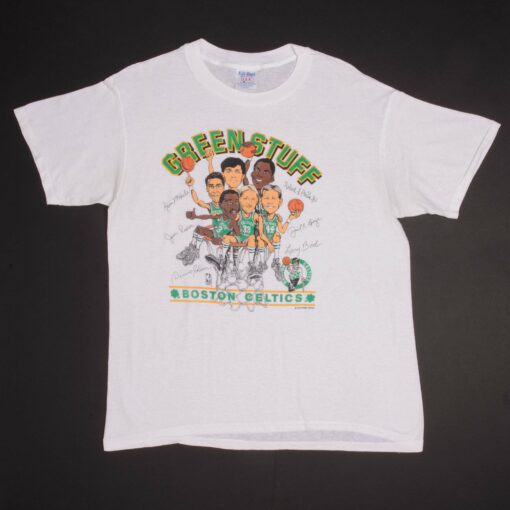 VINTAGE NBA BOSTON CELTICS 1980S TEE SHIRT SIZE XL MADE IN USA