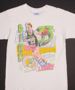 VINTAGE NBA BOSTON CELTICS LARRY BIRD 1989 TEE SHIRT SIZE MEDIUM MADE IN USA VINTAGE NBA BOSTON CELTICS LARRY BIRD 1989 TEE SHIRT SIZE MEDIUM MADE IN USA