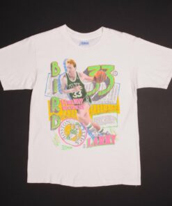 VINTAGE NBA BOSTON CELTICS LARRY BIRD 1989 TEE SHIRT SIZE MEDIUM MADE IN USA VINTAGE NBA BOSTON CELTICS LARRY BIRD 1989 TEE SHIRT SIZE MEDIUM MADE IN USA