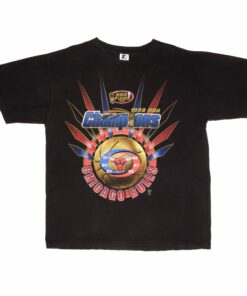 VINTAGE NBA CHICAGO BULLS 1998 CHAMPIONS TEE SHIRT SIZE LARGE MADE IN USA