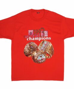 VINTAGE NBA CHICAGO BULLS CHAMPIONS 1993 TEE SHIRT SIZE XL MADE IN USA
