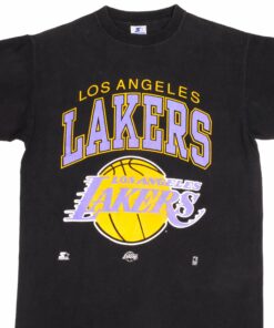 VINTAGE NBA LOS ANGELES LAKERS TEE SHIRT 1990S MEDIUM MADE USA