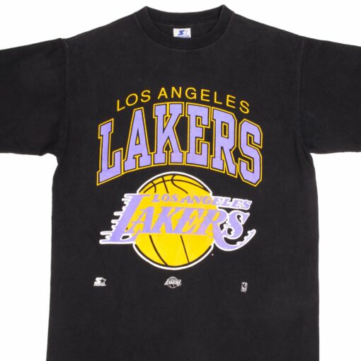 VINTAGE NBA LOS ANGELES LAKERS TEE SHIRT 1990S MEDIUM MADE USA