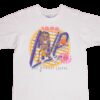 VINTAGE NBA MAGIC JOHNSON LOS ANGELES LAKERS TEE SHIRT 1989 MEDIUM MADE IN USA