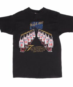 VINTAGE NBA USA DREAM TEAM TEE SHIRT 1992 LARGE MADE USA