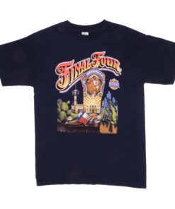 VINTAGE NCAA FINAL FOUR SAN ANTONIO 1998 TEE SHIRT LARGE MADE IN USA