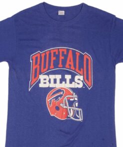VINTAGE NFL BUFFALO BILLS 1980S CHAMPION TEE SHIRT SIZE MEDIUM MADE IN USA