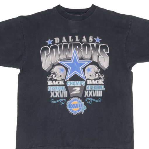 VINTAGE NFL DALLAS COWBOYS SUPERBOWL CHAMPS 1994 TEE SHIRT XL MADE IN USA