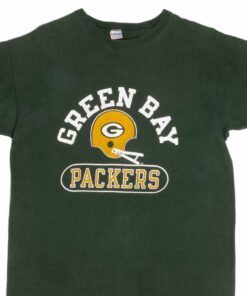 VINTAGE NFL GREEN BAY PACKERS CHAMPION TEE SHIRT 1970S MEDIUM MADE USA