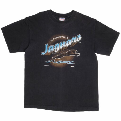 VINTAGE NFL JACKSONVILLE JAGUARS BANNED LOGO TEE SHIRT 1993 XL MADE IN USA