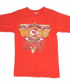 VINTAGE NFL KANSAS CITY CHIEFS CHAMPIONS 1993 TEE SHIRT