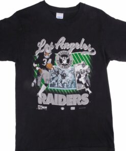 VINTAGE NFL LOS ANGELES RAIDERS TEE SHIRT 1990 SIZE MEDIUM MADE IN USA